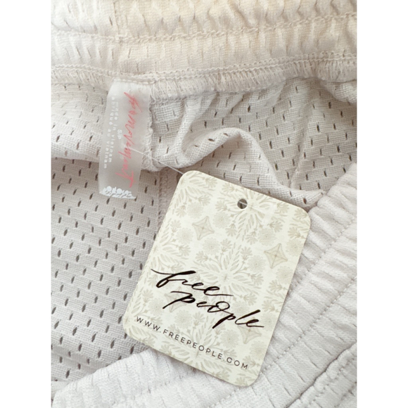 NWT Free People Overtime Mesh Pants Tofu Size Small - Picture 6 of 6
